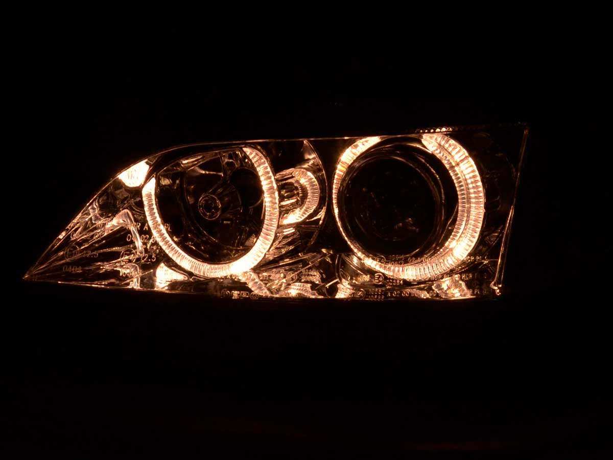Scheinwerfer Set Angel Eyes Opel Astra G Bj. 98-03 chrom