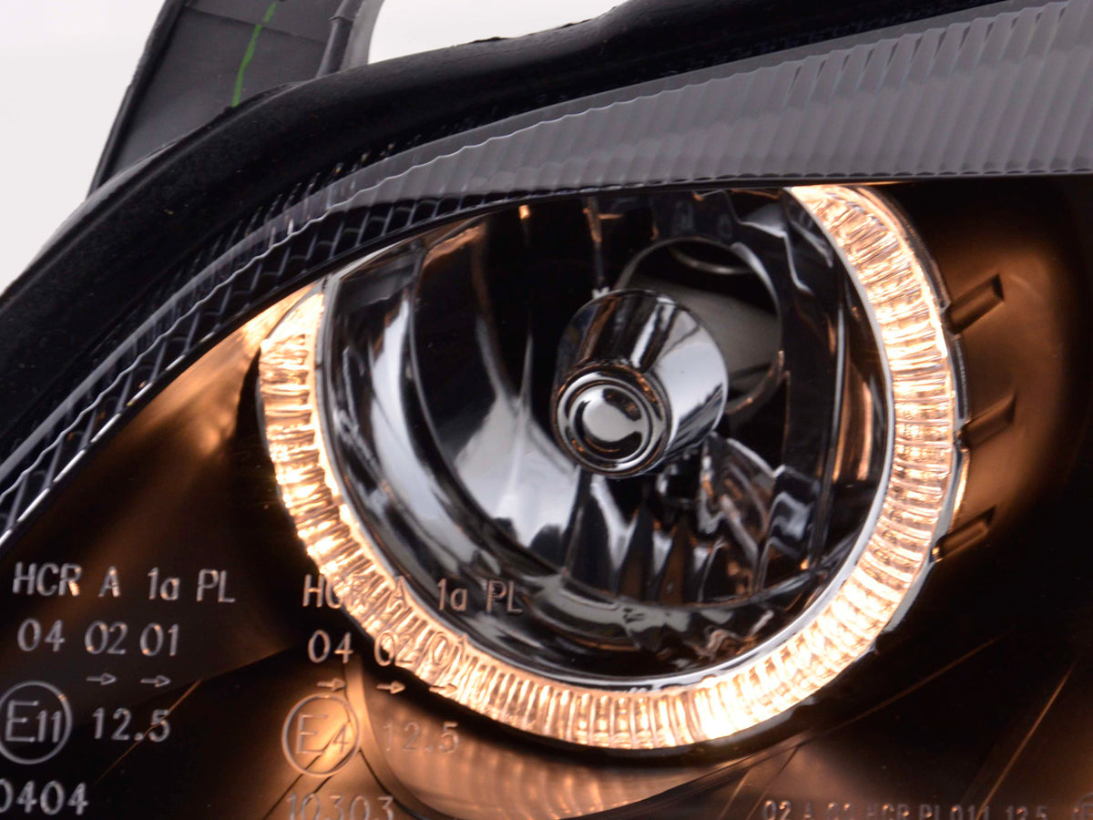 Scheinwerfer Set Angel Eyes Opel Astra G Bj. 98-03 schwarz