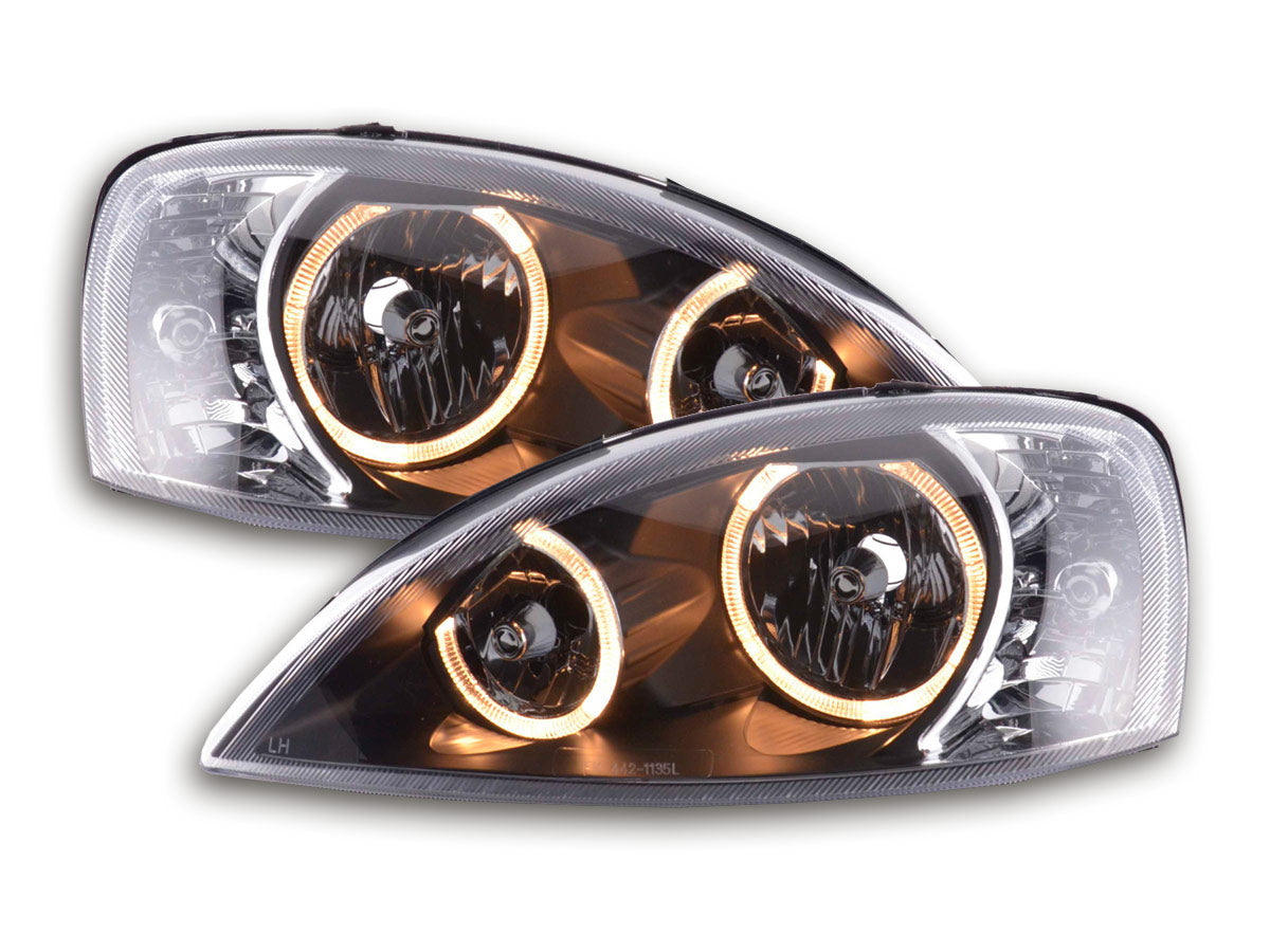 Scheinwerfer Set Angel Eyes Opel Corsa C  01-06 schwarz