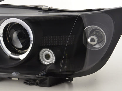 Scheinwerfer Set Peugeot 306  93-96 schwarz