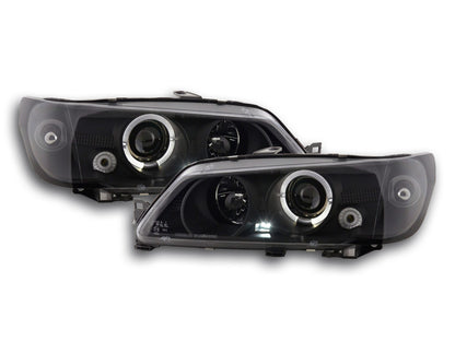 Scheinwerfer Set Peugeot 306  93-96 schwarz