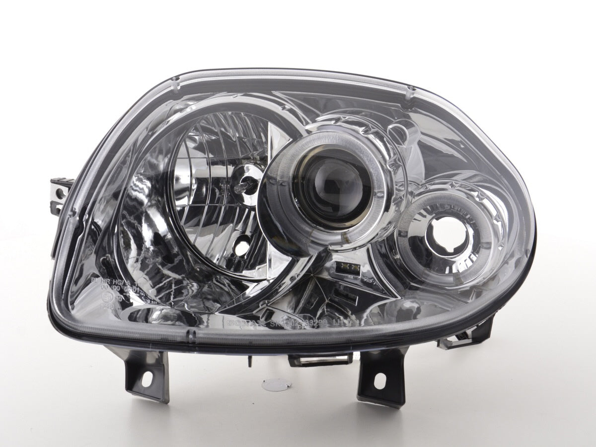 Scheinwerfer Set Renault Clio Typ B Bj. 98-01 chrom