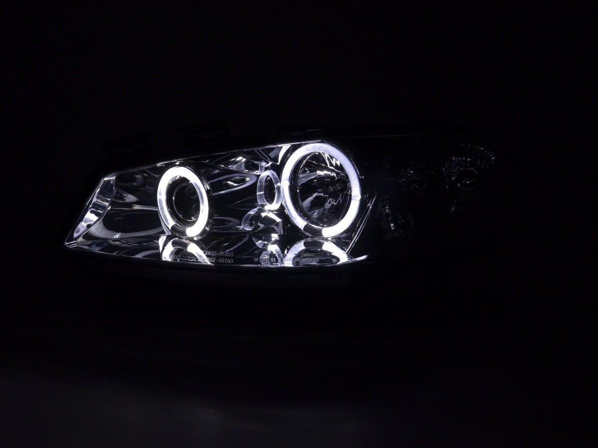 Scheinwerfer Set Renault Megane 2 3/5-trg. Bj. 03-06 chrom