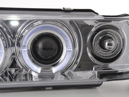 Scheinwerfer Set Volvo 850 Bj. 92-97 chrom für Rechtslenker