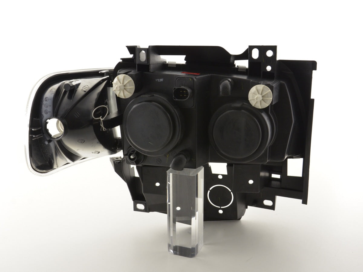 Scheinwerfer Set Angel Eyes VW Bus Typ T4  97-02 schwarz