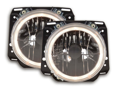 Scheinwerfer Set Angel Eyes VW Golf 2 Typ 19 Bj 84-91 schwarz