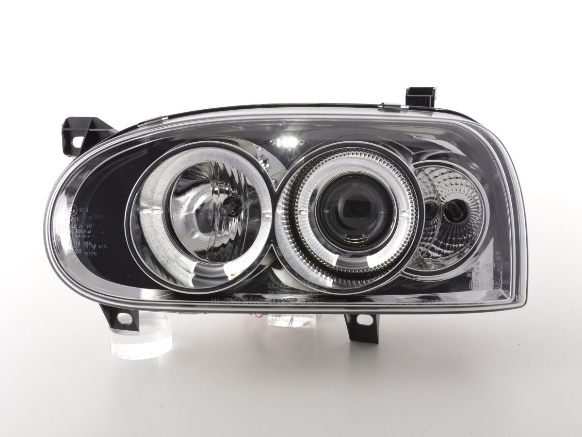 Scheinwerfer Set VW Golf 3 Typ 1HXO 1 EXO  91-97 chrom