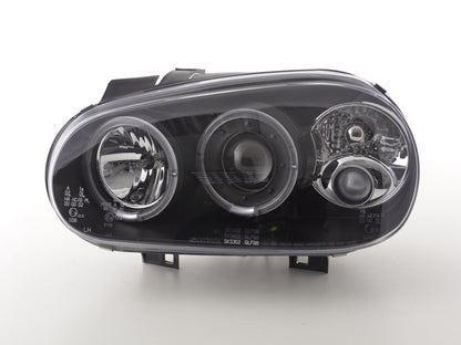 Scheinwerfer Set VW Golf 4 Typ 1J  98-03 schwarz