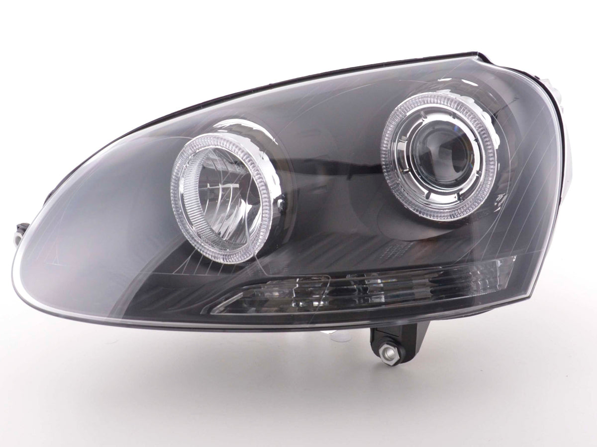 Scheinwerfer Set Angel Eyes VW Golf 5 Typ 1K  03-08 schwarz