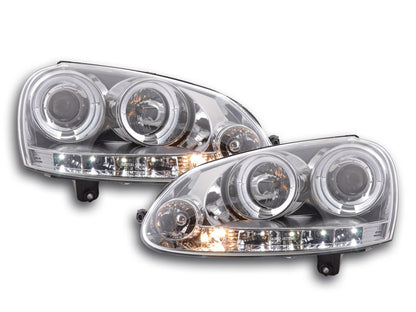 Scheinwerfer Set VW Golf 5 Bj. 03-08 chrom