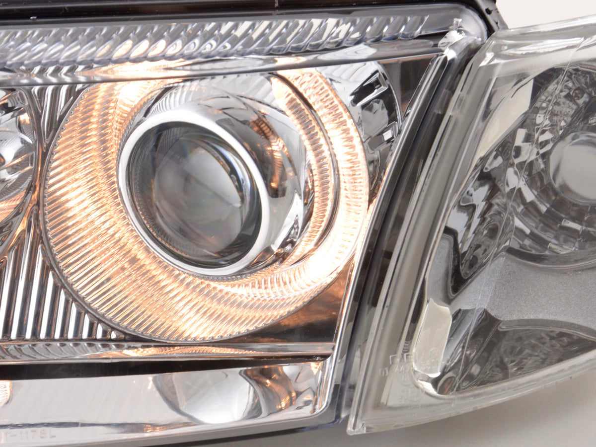 Scheinwerfer Set Angel Eyes VW Passat Typ 3B  97-00 chrom