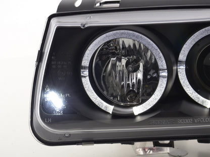 Scheinwerfer Set VW Polo Typ 6N  94-99 schwarz