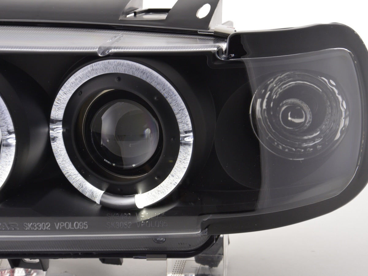 Scheinwerfer Set VW Polo Typ 6N  94-99 schwarz