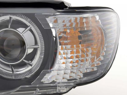 Scheinwerfer Set Angel Eyes BMW X5 E53 schwarz