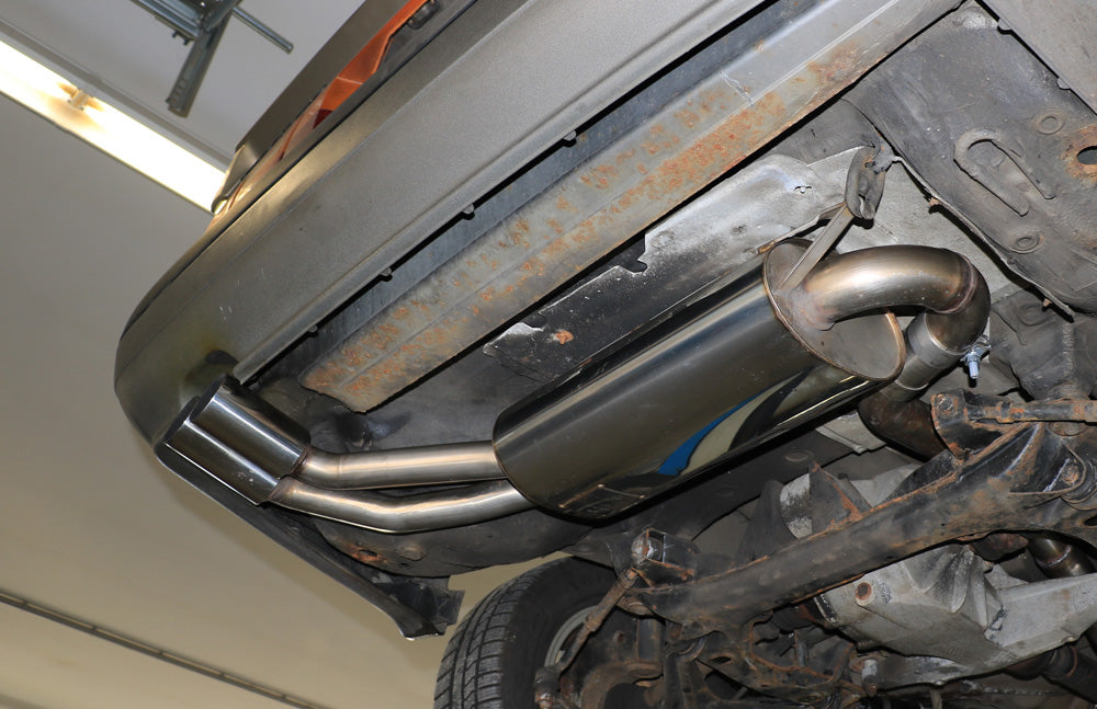 FOX Audi 80/90 Typ 85 quattro Facelift Endschalldämpfer - 2x76 Typ 10