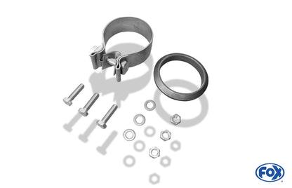 FOX Audi Urquattro Vorschalldämpfer Ø63,5mm