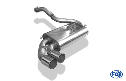FOX Audi Urquattro Endschalldämpfer - 2x76 Typ 10