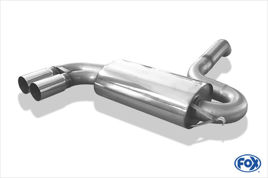 FOX Audi Urquattro Endschalldämpfer Ø70mm - 2x76 Typ 10