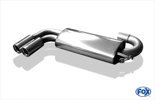 FOX Audi 80/90 Typ 89 quattro Endschalldämpfer - 2x76 Typ 13