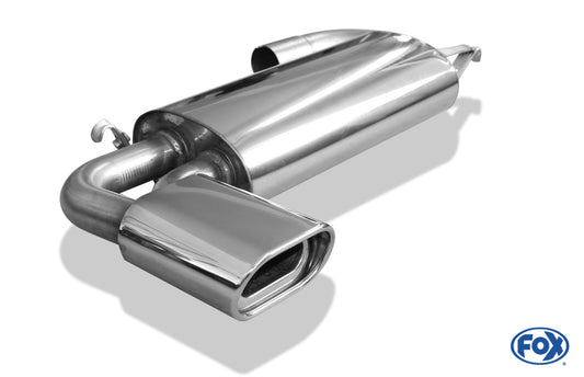 FOX Audi 80/90 Typ 89 quattro Endschalldämpfer quer - 135x80 Typ 53