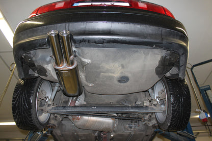 FOX Audi 80/90 - Typ 89, B3 Limousine/ Coupe/ 80 B4 - Cabrio Endschalldämpfer - 2x76 Typ 13