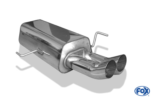 FOX Audi 80 Typ B4 Limousine & Avant Endschalldämpfer Ø63,5mm - 2x76 Typ 18
