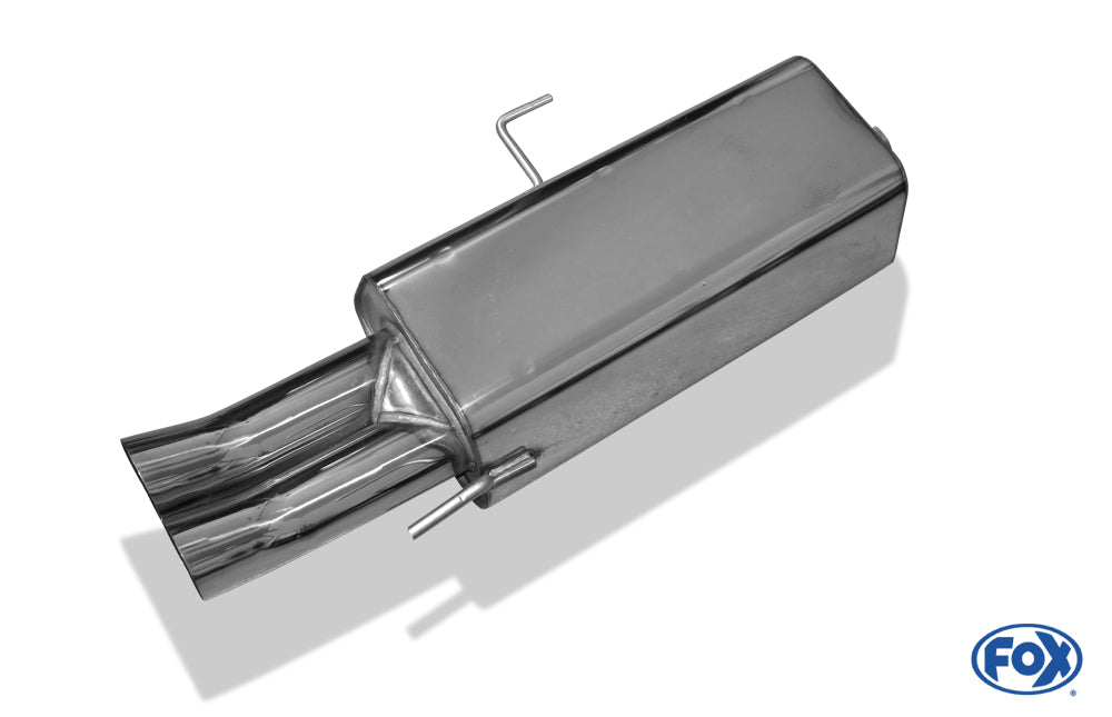 FOX Audi 80 Typ B4 Limousine & Avant Endschalldämpfer Ø63,5mm - 2x76 Typ 18