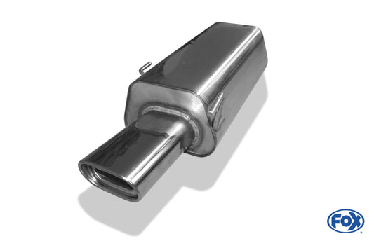 FOX Audi 80 Typ B4 Limousine & Avant Endschalldämpfer Ø63,5mm - 135x80 Typ 53