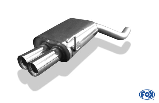 FOX Audi 80 Typ B4 quattro Endschalldämpfer - 2x76 Typ 11
