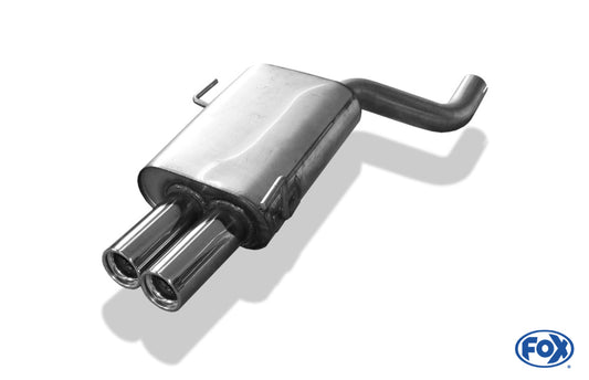 FOX Audi 80 Typ B4 quattro Endschalldämpfer - 2x76 Typ 13