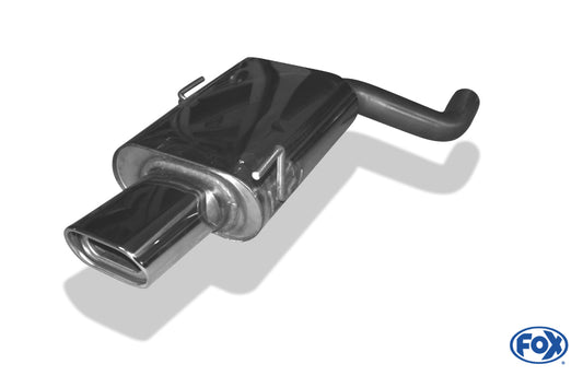 FOX Audi 80 Typ B4 quattro Endschalldämpfer - 135x80 Typ 53