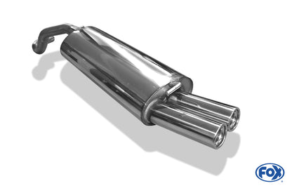 FOX Audi A3 Typ 8L Endschalldämpfer - 2x76 Typ 13