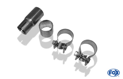 FOX Audi A3 Typ 8L Endschalldämpfer - 2x76 Typ 13