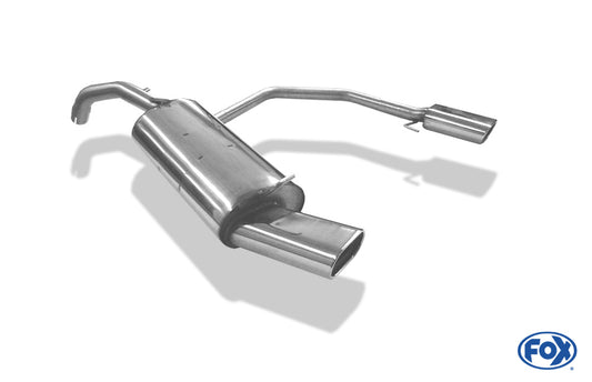 FOX Audi A3 Typ 8L Endschalldämpfer Ausgang rechts/links - 135x80 Typ 53 rechts/links