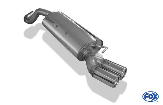 FOX Audi A3 Typ 8L Endschalldämpfer Ø63,5mm - 2x76 Typ 13