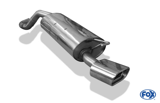 FOX Audi A3 Typ 8L Endschalldämpfer Ø63,5mm - 135x80 Typ 53