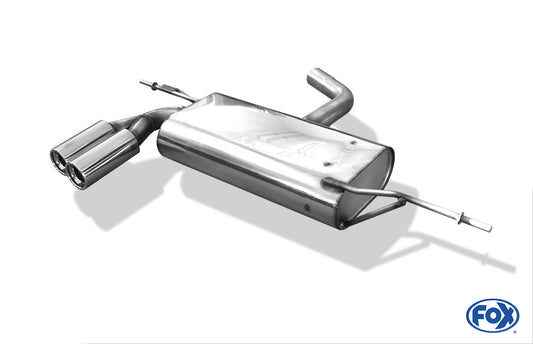 FOX Seat Altea 5P - Frontantrieb Endschalldämpfer - 2x80 Typ 13