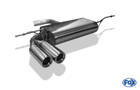 FOX Audi A3 - 8P (3-Türer) Endschalldämpfer - 2x76 Typ 13
