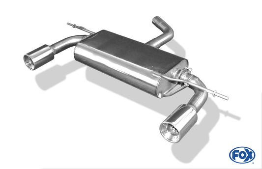 FOX VW Golf V Endschalldämpfer Ausgang rechts/links  - 1x90 Typ 13 rechts/links
