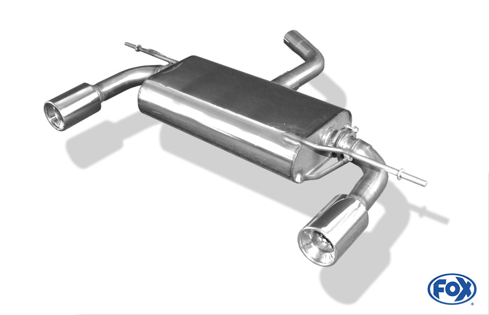 FOX Audi A3 - 8P Sportback Endschalldämpfer Ausgang rechts/links - 1x90 Typ 13 rechts/links