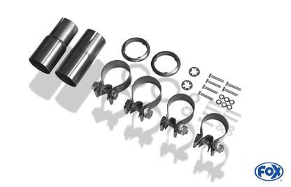 FOX VW Golf V Endschalldämpfer Ausgang rechts/links  - 2x80 Typ 13 rechts/links