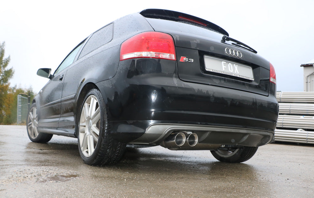 FOX Audi S3 - 8P Endschalldämpfer - 2x90 Typ 25