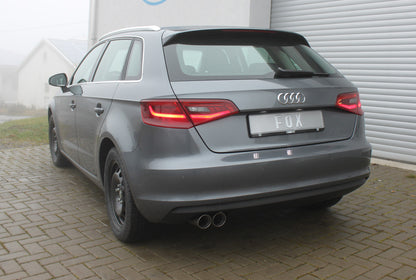 FOX Audi A3 - 8V Sportback Endschalldämpfer einseitig - 2x80 Typ 25