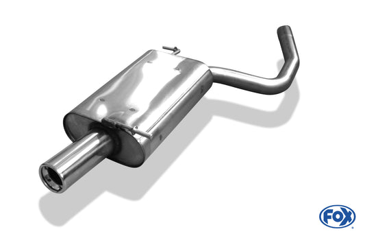 FOX Audi A4 Typ B6 Endschalldämpfer - 1x80 Typ 13