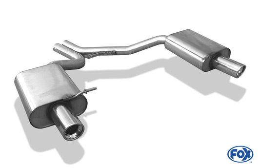 FOX Audi A4 Typ B6 Endschalldämpfer rechts/links - 1x90 Typ 17 rechts/links