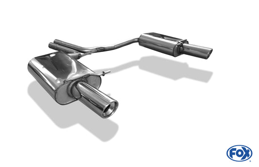 FOX Audi A4 Typ B7 - Cabrio/ Limousine/ Avant Endschalldämpfer rechts/links - 1x90 Typ 17 rechts/links