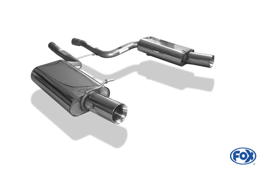 FOX Audi A4 quattro B7 - 3,2l Endschalldämpfer rechts/links - 1x100 Typ 24 rechts/links