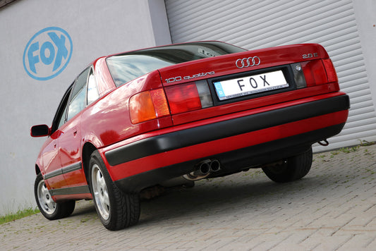 FOX Audi 100/A6 quattro Typ C4 Endschalldämpfer - 2x70 Typ 14