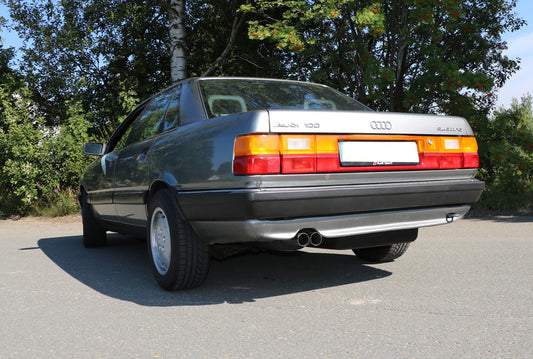 FOX Audi 100 quattro Typ C3 Endschalldämpfer - 2x63 Typ 10