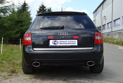 FOX Audi RS6 4B Endschalldämpfer 70mm rechts/links - 140x90 Typ 32 rechts/links